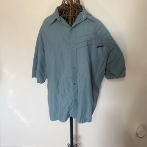 Men's Casual Button Down Shirt - Teal